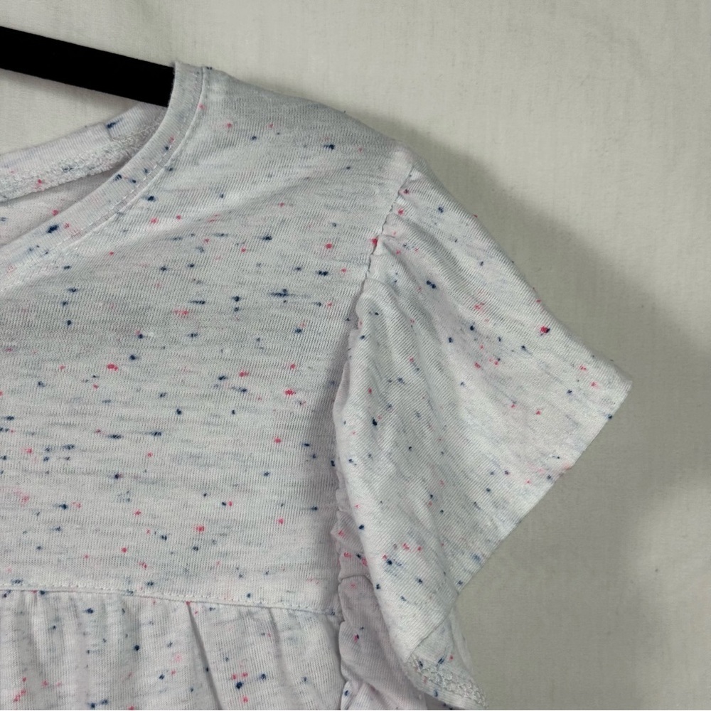 CeCe White Ruffled Side Blouse Women’s Size 2X - Picture 4 of 6